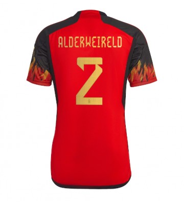 Belgien Toby Alderweireld #2 Hjemmebanetrøje VM 2022 Kort ærmer